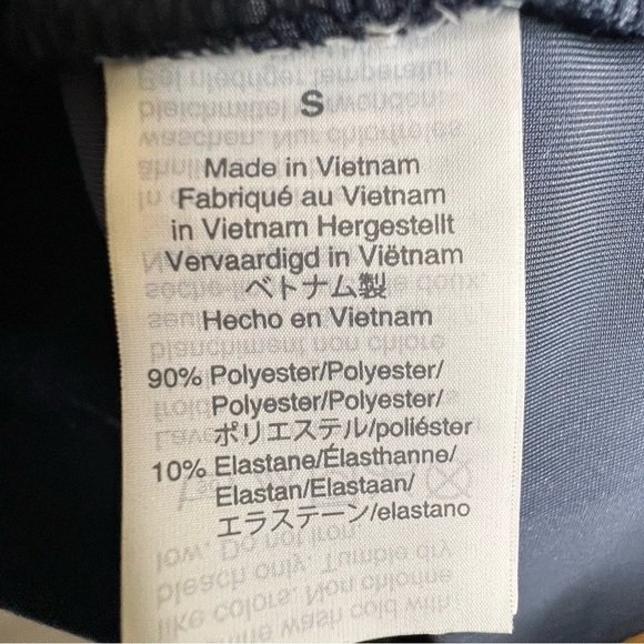 J. Crew Blue Velvet Sleeveless Mock Neck Top Size Small - Picture 6 of 8